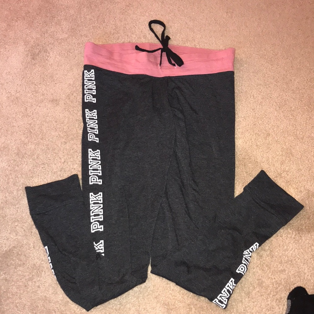 Pink grey jogger/leggings